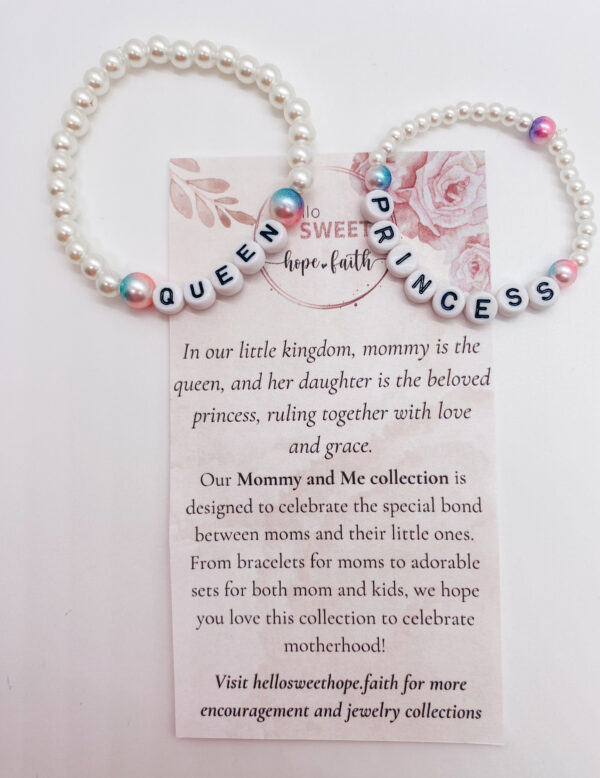 Queen and Princess Bracelet Set - Image 2