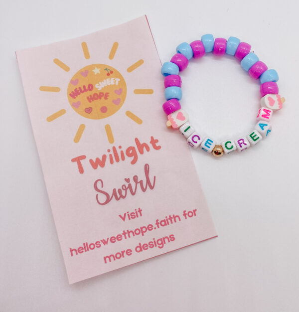 Twilight Swirl Kids Bracelet - Image 2